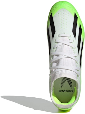(Youth) adidas X Crazyfast.3 MG 'White Black Lucid Lemon' IE1567 Purchase (Youth) adidas X Crazyfast.3 MG 'White Black Lucid Lemon' IE1567