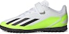 (JR) adidas X Crazyfast.4 Kasut Lekat 'Putih Hitam Lemon Jernih' IE1592