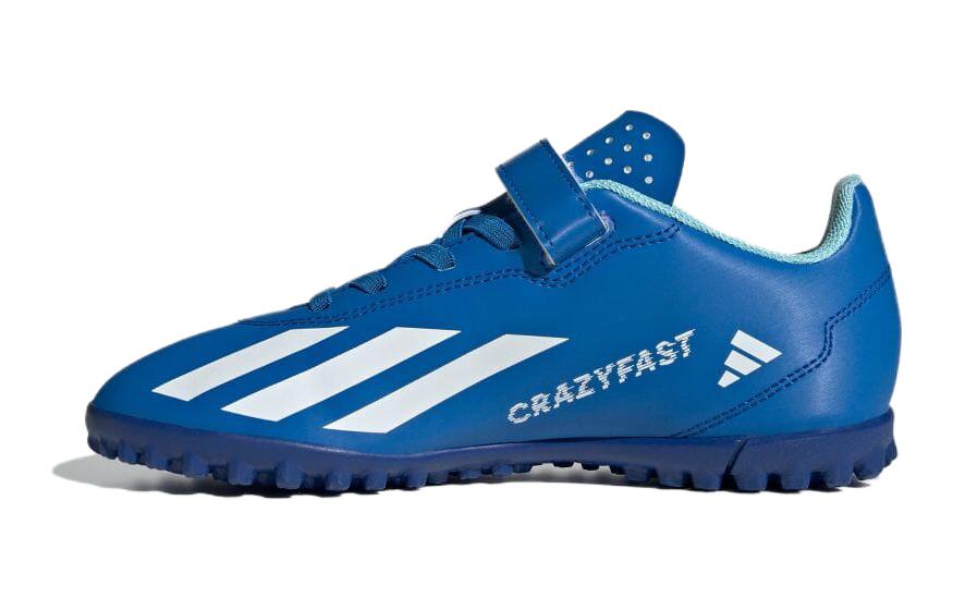 (Youth) adidas X Crazyfast.4 Hook & Loop TF 'Bright Royal' IE1591
