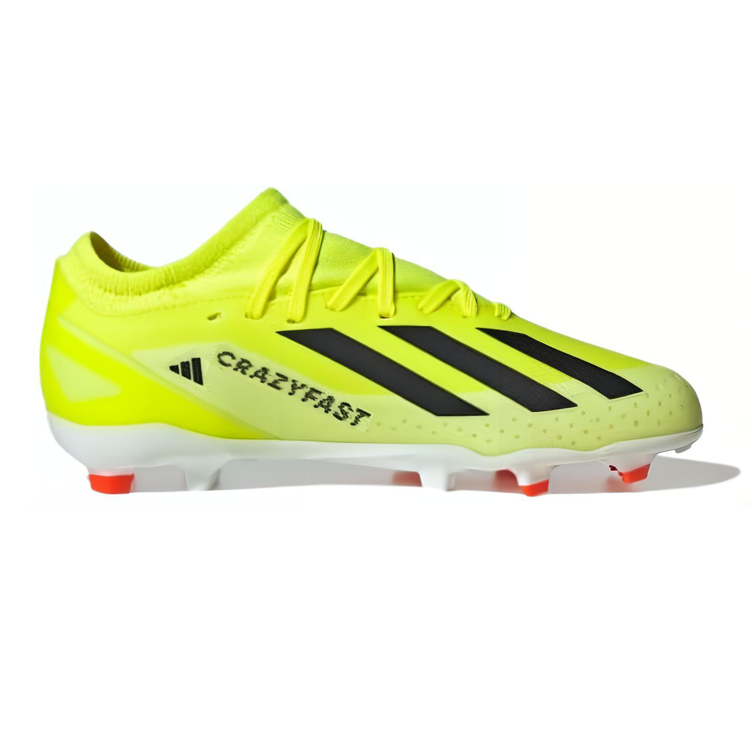 Order adidas X CRAZYFAST LEAGUE FG（膠質長釘）耐磨 足球鞋 男女同款 黃黑色