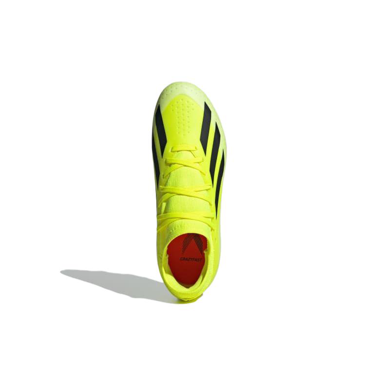 Purchase adidas X CRAZYFAST LEAGUE FG（膠質長釘）耐磨 足球鞋 男女同款 黃黑色
