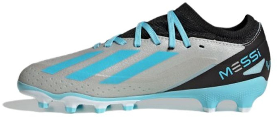 (Youth) adidas X Crazyfast Messi.3 MG Cleats 'Silver Bliss Blue Black' IE4081 Buy (Youth) adidas X Crazyfast Messi.3 MG Cleats 'Silver Bliss Blue Black' IE4081