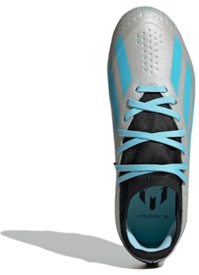 (JR) adidas X Crazyfast Messi.3 MG Sepatu Bola 'Silver Bliss Blue Black' IE4081 Lookbook (JR) adidas X Crazyfast Messi.3 MG Sepatu Bola 'Silver Bliss Blue Black' IE4081