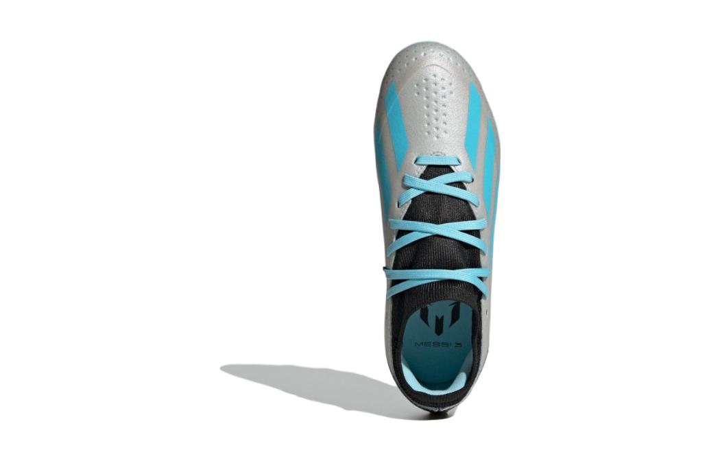Lookbook (JR) adidas X Crazyfast Messi.3 MG Sepatu Bola 'Silver Bliss Blue Black' IE4081