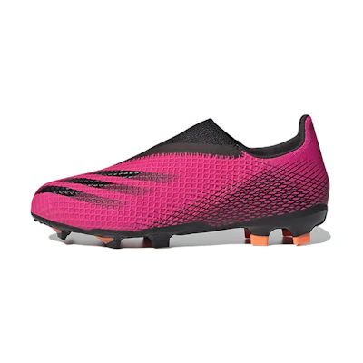 (Youth) adidas X Ghosted.3 Laceless FG J 'Shock Pink'