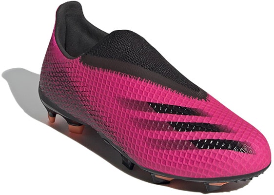 (JR) adidas X Ghosted.3 Tanpa Tali FG J 'Shock Pink' FY7281 Lookbook (JR) adidas X Ghosted.3 Tanpa Tali FG J 'Shock Pink' FY7281