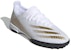 (JR) adidas X Ghosted.3 TF J 'Putih Emas Metalik Melange' EG8214