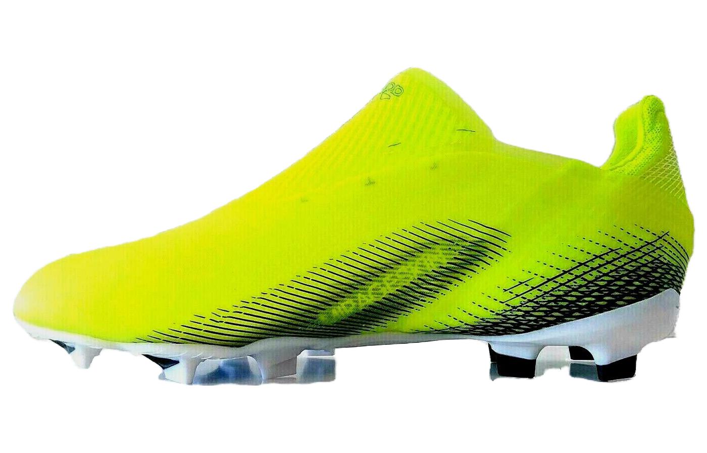 (Youth) adidas X Ghosted+ Laceless FG J 'Solar Yellow' FW6966