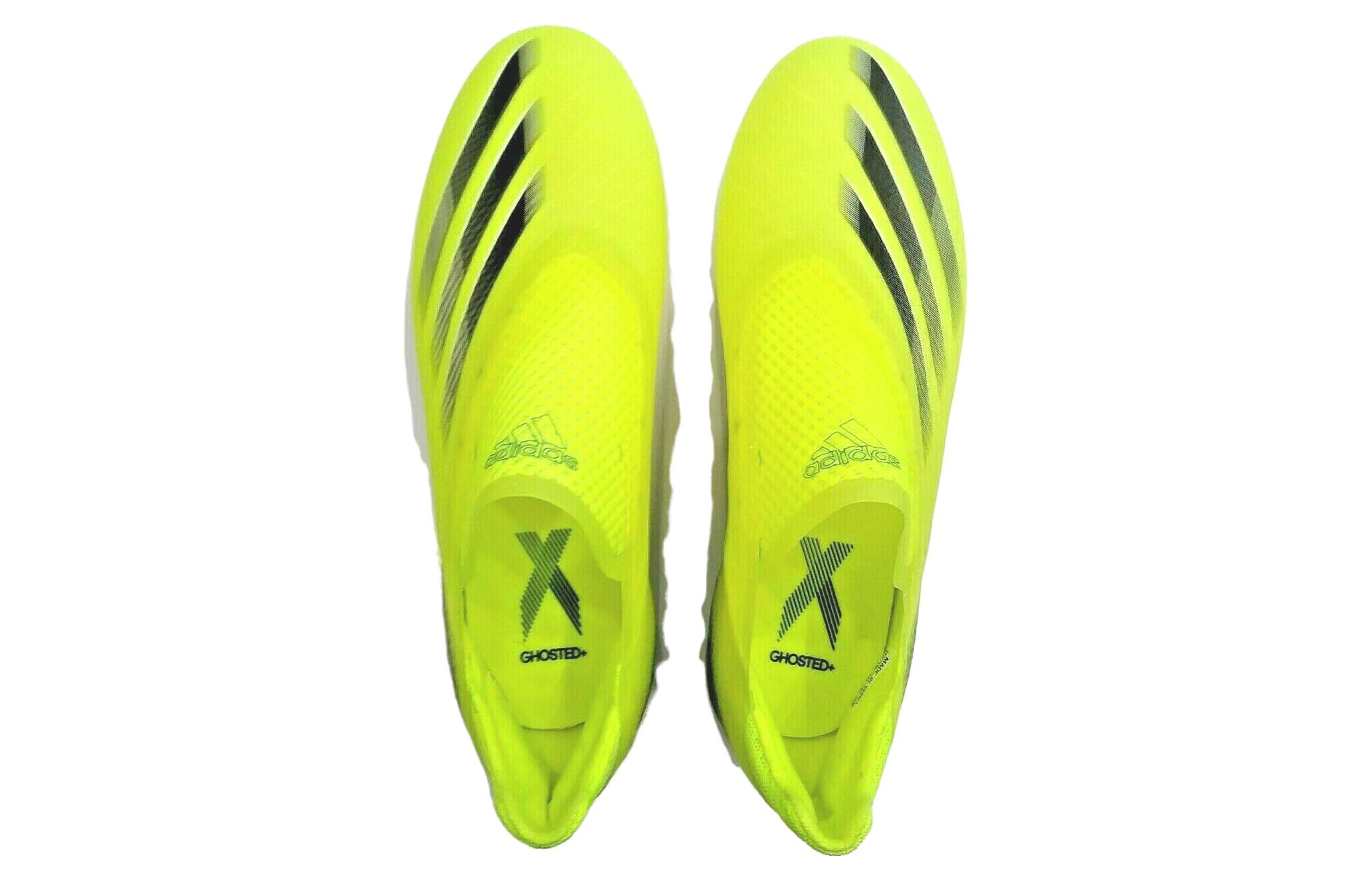 Shop adidas X GHOSTED 圓頭舒適 防滑減震 足球鞋 男款 綠色