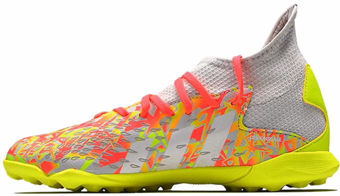 youth-adidas-x-predator-freak-3-tf-turf-soccer-shoes-grey-red-yellow-gz-7095