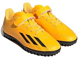 大童 adidas X Speed Portal.4 TF J 人工草地 防滑耐磨輕巧 低筒 兒童足球鞋 金 Lookbook 大童 adidas X Speed Portal.4 TF J 人工草地 防滑耐磨輕巧 低筒 兒童足球鞋 金