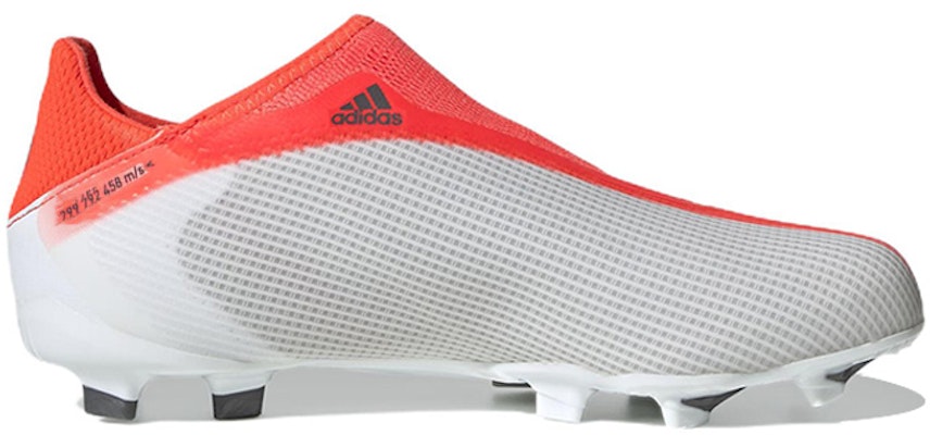 (Youth) adidas X Speedflow.3 Laceless FG J 'White Solar Red' FY3256 Order (Youth) adidas X Speedflow.3 Laceless FG J 'White Solar Red' FY3256