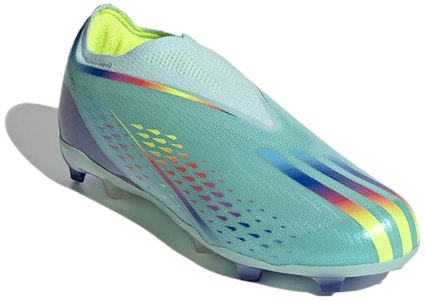 兒童 adidas X Speedportal+ FG 硬地 減震耐磨防滑 足球鞋 藍黃紅 Lookbook 兒童 adidas X Speedportal+ FG 硬地 減震耐磨防滑 足球鞋 藍黃紅