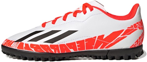 (Youth) adidas X Speedportal Messi.4 Turf Boots 'Cloud White Core Black Solar Red' GW8402 (Youth) adidas X Speedportal Messi.4 Turf Boots 'Cloud White Core Black Solar Red' GW8402