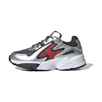 (Youth) adidas Yung-96 Chasm J 'Silver Metallic Scarlet'