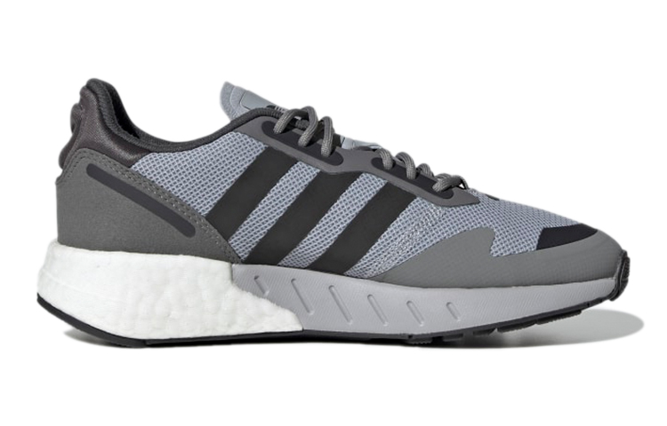 (Youth) adidas ZX 1K Boost J 'Halo Silver Carbon' 圖 2