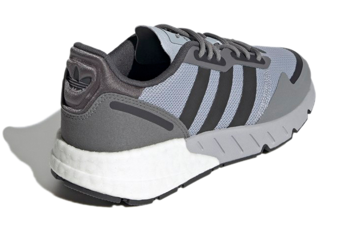 (Youth) adidas ZX 1K Boost J 'Halo Silver Carbon' 圖 3