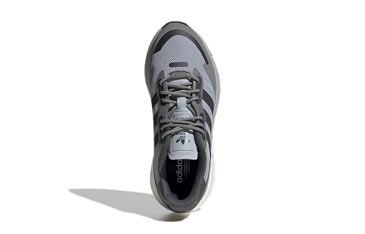 Shop (JR) adidas ZX 1K Boost J ''Argent Halo Carbone'' Q46274