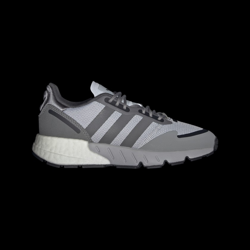 (Youth) adidas ZX 1K Boost J 'Halo Silver Carbon' 圖 6