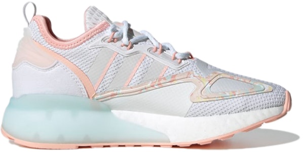 大童 adidas originals ZX 2K Boost J 白粉藍 Order 大童 adidas originals ZX 2K Boost J 白粉藍