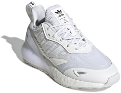 (JR) adidas ZX 2K Boost 2.0 J 'Putih Awan' GZ7476 Lookbook (JR) adidas ZX 2K Boost 2.0 J 'Putih Awan' GZ7476