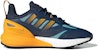 (JR) adidas ZX 2K Boost 2.0 J 'Navy Krew Emas Solar' GZ7501