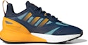 Order (JR) adidas ZX 2K Boost 2.0 J 'Navy Krew Emas Solar' GZ7501