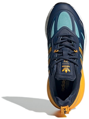 (Youth) adidas ZX 2K Boost 2.0 J 'Crew Navy Semi Solar Gold' GZ7501 Purchase (Youth) adidas ZX 2K Boost 2.0 J 'Crew Navy Semi Solar Gold' GZ7501