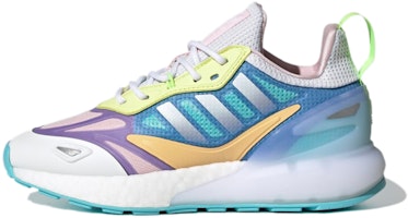 (Youth) adidas ZX 2K Boost 2.0 J 'White Light Purple' GZ7502 (Youth) adidas ZX 2K Boost 2.0 J 'White Light Purple' GZ7502