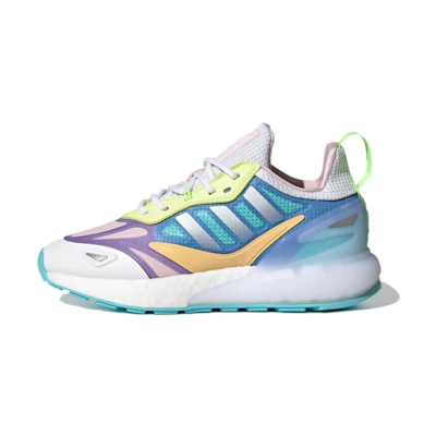 (Youth) adidas ZX 2K Boost 2.0 J 'White Light Purple'