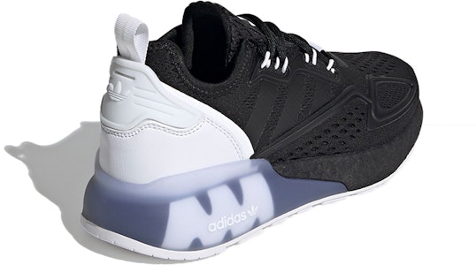 (JR) adidas ZX 2K Boost J 'Hitam Putih' GY2679 Shop (JR) adidas ZX 2K Boost J 'Hitam Putih' GY2679