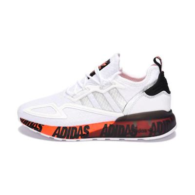 (Youth) adidas ZX 2K Boost J 'Bold Logo Graphic - White'