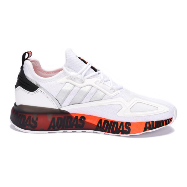 (Youth) adidas ZX 2K Boost J 'Bold Logo Graphic - White' 圖 2