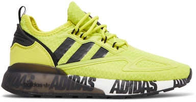 (Youth) adidas ZX 2K Boost J 'Bold Logo Graphic - Acid Yellow' FY2638 (Youth) adidas ZX 2K Boost J 'Bold Logo Graphic - Acid Yellow' FY2638