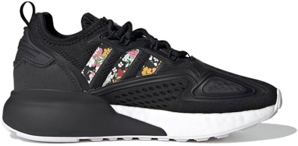 大童 adidas Originals ZX 2K Boost J 黑白黃 Order 大童 adidas Originals ZX 2K Boost J 黑白黃