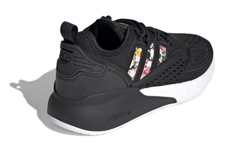 Shop 大童 adidas Originals ZX 2K Boost J 黑白黃
