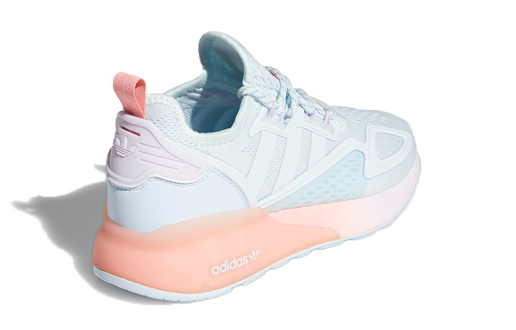 Shop 大童 adidas originals Zx 2k Boost J 白淺藍