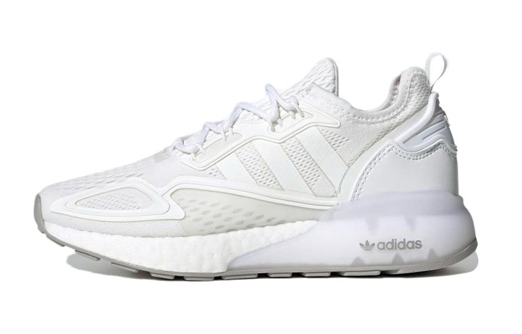 (Youth) adidas ZX 2K Boost J 'Triple White' GY2681