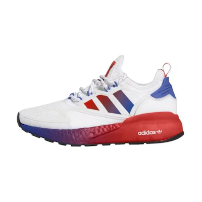 (Youth) adidas ZX 2K Boost J 'White Solar Red'