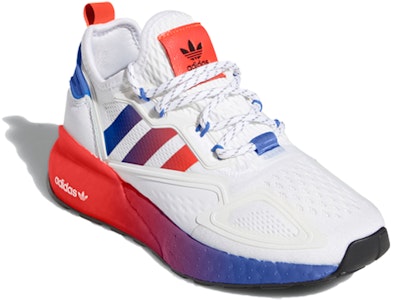 (JR) adidas ZX 2K Boost J 'Putih Solar Merah' FX9519 Lookbook (JR) adidas ZX 2K Boost J 'Putih Solar Merah' FX9519