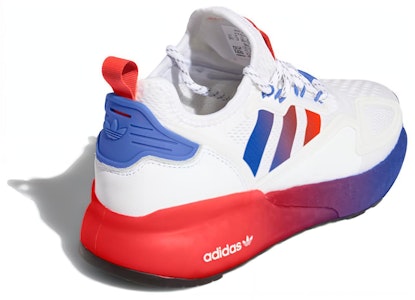 (JR) adidas ZX 2K Boost J 'Putih Solar Merah' FX9519 Shop (JR) adidas ZX 2K Boost J 'Putih Solar Merah' FX9519