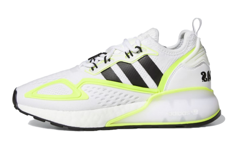 (Youth) adidas ZX 2K Boost J 'White Solar Yellow' GY5062