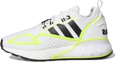 (Youth) adidas ZX 2K Boost J 'White Solar Yellow' GY5062 (Youth) adidas ZX 2K Boost J 'White Solar Yellow' GY5062