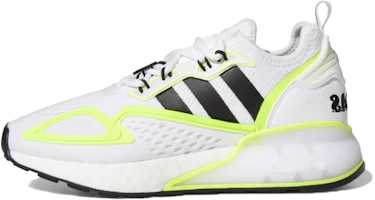 (Youth) adidas ZX 2K Boost J 'White Solar Yellow' GY5062 (Youth) adidas ZX 2K Boost J 'White Solar Yellow' GY5062