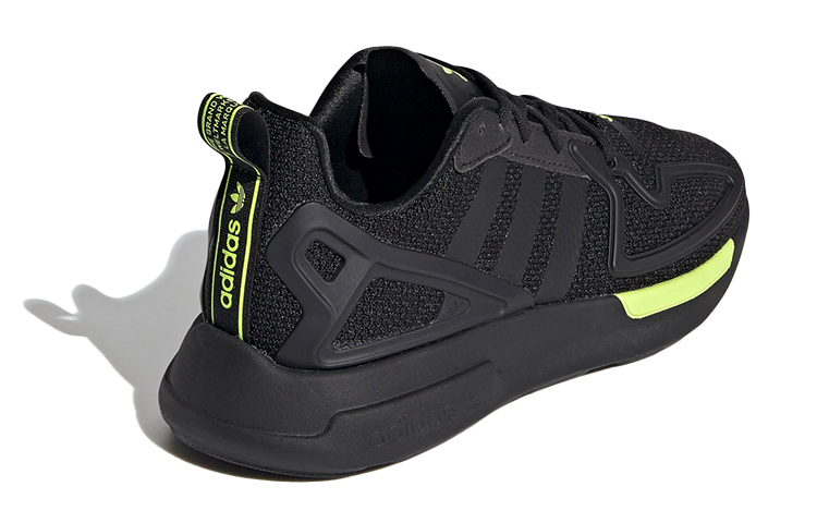 Shop (JR) adidas ZX 2K Flux J 'Negro Solar Amarillo' FV8551