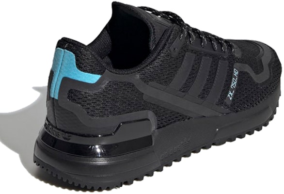 (JR) adidas ZX 750 HD J 'Hitam Kayan Cyan' FV4616 Shop (JR) adidas ZX 750 HD J 'Hitam Kayan Cyan' FV4616