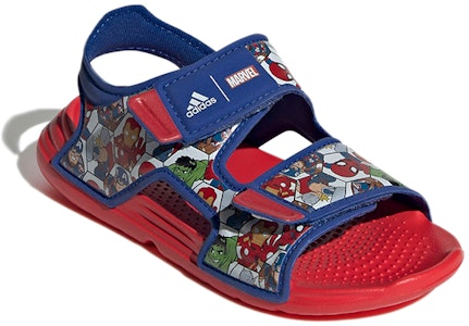 (JR) 阿迪达斯 Adventures Altaswim x 漫威 '蓝红' 沙滩凉鞋 GY5532 Lookbook (JR) 阿迪达斯 Adventures Altaswim x 漫威 '蓝红' 沙滩凉鞋 GY5532