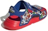Shop (JR) adidas Adventures Altaswim x Marvel 'Biru Merah' Sandal Kanak-Kanak GY5532