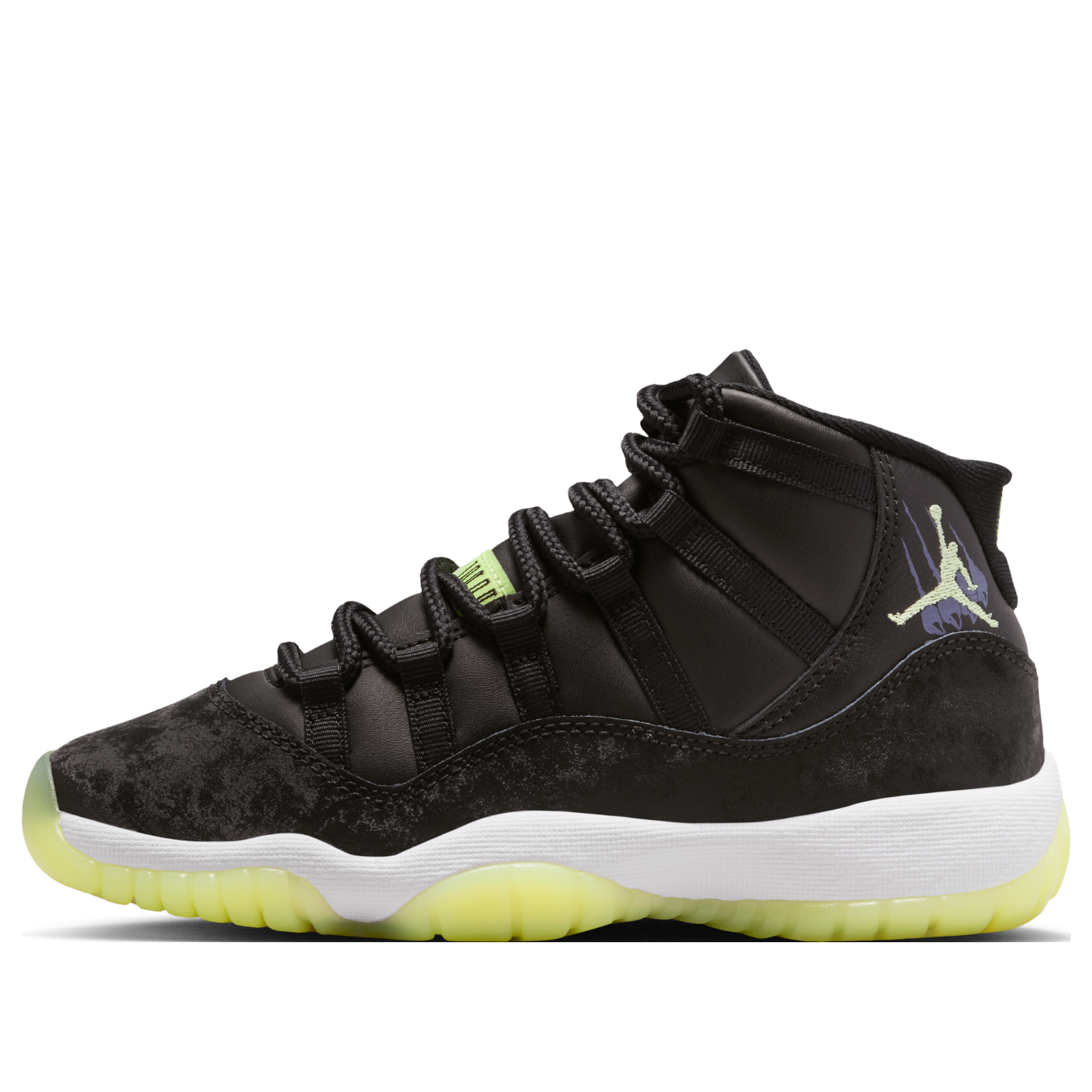 (Youth) Air Jordan 11 Retro 'Black Dark Raisin' IB1378-001