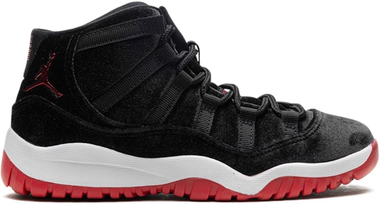 (Youth) Air Jordan 11 Retro 'Bred Velvet' HF7807-061 Order (Youth) Air Jordan 11 Retro 'Bred Velvet' HF7807-061